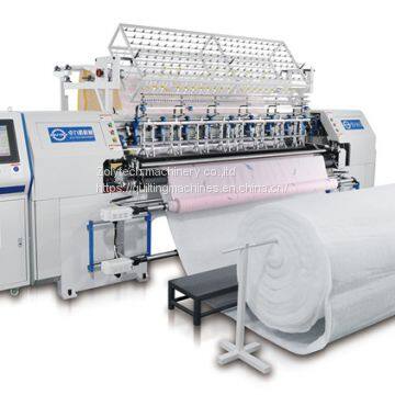 Computerized lock stitch multi needle quilting machine