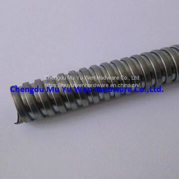 20mm bare galvanized flexible steel corrugated conduit for cable management systems