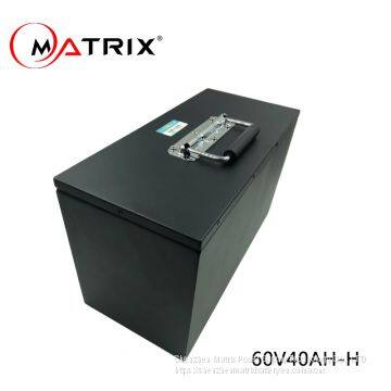 Lithium Ion Battery 60v 40ah for Electric Bike E-scooter Motorbike Lead Acid Replacement Battery photo-2