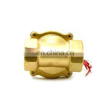 DC12V 24V 36V DN32 2W-320-32 Normally Closed Brass 2-WAY Electric Solenoid Valve photo-2