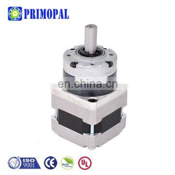 51mm dc 0.4A Helic 1:369 Planetary Small 8N.cm Metal Sleeve Bearing Micro Nema 16 Stepper Gear Motor With Gearbox for Instrument