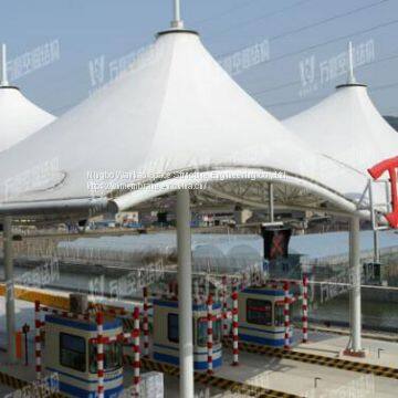 High Speed Toll Station Custom Tensile Membrane Structure photo-2