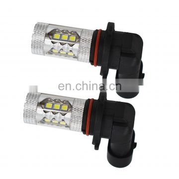 Fog Lights LED Bulb 6000K White 80W H10 9145 For Chevrolet Silverado 2003 - 2006