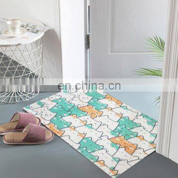 Household modern manufacturers 3d door custom printed carpets kitchen mat