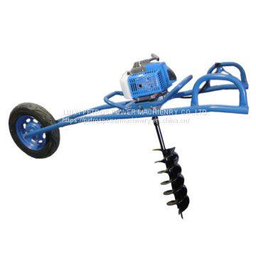 Hand drilling, small pit digger wheelbarrow drill labor-saving drill