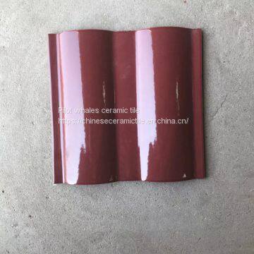 For Parks & Squares Double Roman Tiles Red & Blue Color Waterproof Glazed