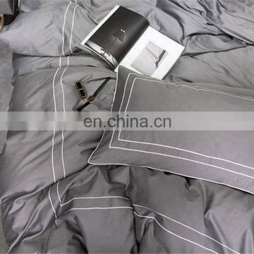 Home Hotel Luxury High Quality 5 Star Bed Sheet Bedding Set Cotton Costom Color Ruby Bed Set photo-6