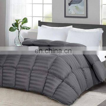 GOOSE DOWN 300GSM Jacquard Cotton Fabric Quilt Comforter Sets Queen Size photo-7