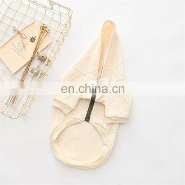 Eco Friendly Hot Sale Autumn and Winter Pink Red White Dog Sweater and Hood photo-3