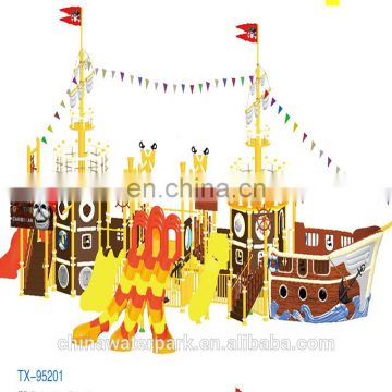 Hot selling Pirate Ship Amusement Rides Fiberglass Aqua Water Slide For Indoor Water Park