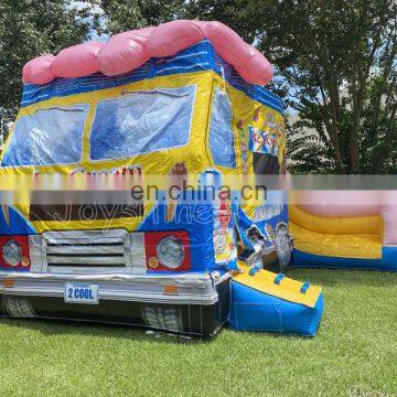 Commercial Grade Big Inflatable Ice Cream Truck Bounce House Outdoor Jumping Castle photo-3