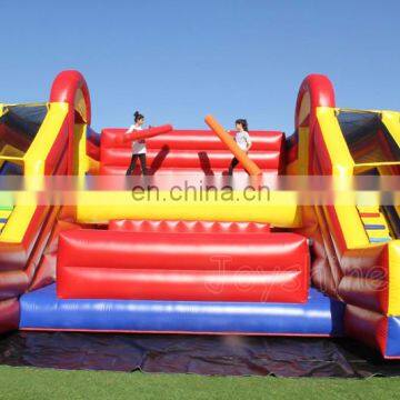 Inflatable Gladiator Joust Wipeout Game Outdoor Inflatable Carnival Games For Sale photo-2
