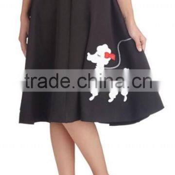 Knee Length Skirt Rockabilly Petticoat Organza Costume Bridal Underskirt 5 Color