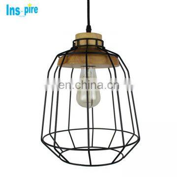 Retro Iron Suspension Cage Loft Pendant Lighting photo-3