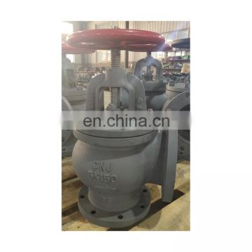 High Quality Wholesale Angle Valve JIS Standard Marine Cast Iron Manual 5K Cast Iron Angle Valve