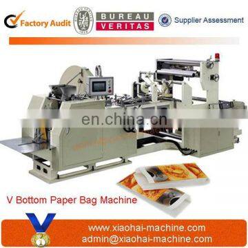 HAS Video Fully Automatic Paper Bag Making Machine for KFC Food French Fries Grease Proof 40---80gsm 0---80mm Mould(plate) 76mm photo-4