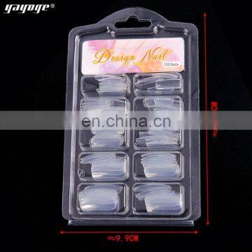 Beauty Nails Salon Tools Sets Antifical Fake Nails 100 Tips Print