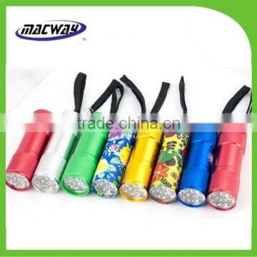 Cheaper mini 9LED torch flashlight