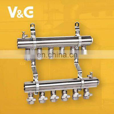 mix underfloor central heating manifold faucet diverter valve