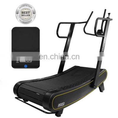 power fit manual body strong commercial use self-powered woodway air runner cheap treadmill curved home use in gym equipment