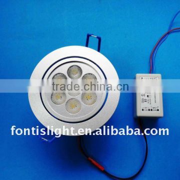 High power 7W LED downlight, 7x1W recessed down light , CE&ROHS