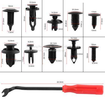 PVC 8.2mm-24.1mm Head Diameter Black Automotive Plastic Fasteners photo-5