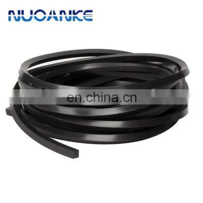 Free Sample FKM EPDM Silicone NBR Sealing Strip O-Ring Cord Rubber Solid Round Square Flat Rubber Seal Strip