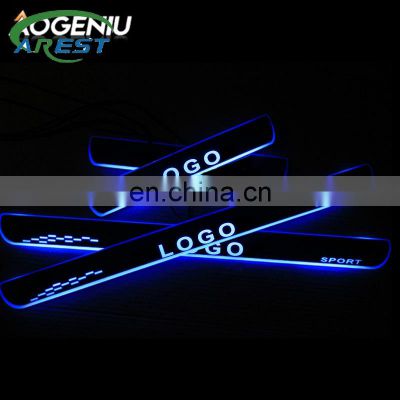 Carest LED Door Sill Welcome Pedal For Lada SAMARA 2108 2109 2115 2113 2114 Scuff Plate Acrylic Door Sills Car Accessories