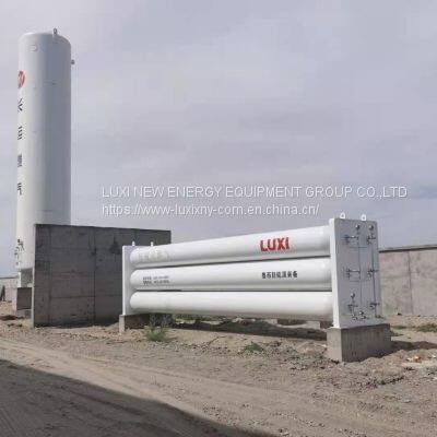 Gas Cylinder  pipes Container tube CNG semi trailer  Cng gas station