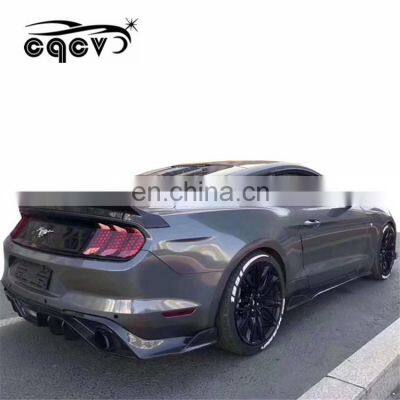 Hight Quality and Beautiful Body Kit Suitable for 2018 Ford Mustang in CQCV Style Carbon Fiber Front Lip Rear Lip Side Skirts