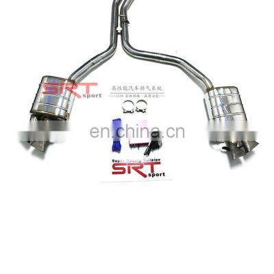 High Quality Exhaust System Muffler for Audi A8 S8 Cat Back With Valve Control for Audi a8 s8 Exhaust System Downpipe photo-3