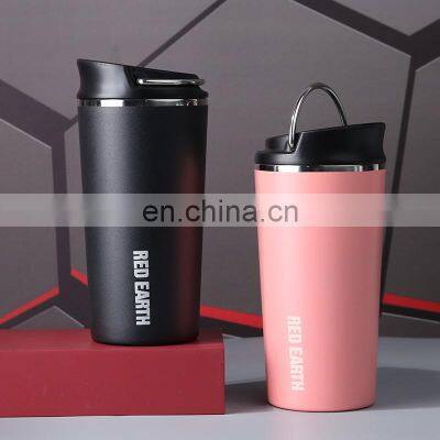 Gint  stainless steel double wall coffee cup with lid high quality 316 SS New Design Popular  Powder coating Tumbler