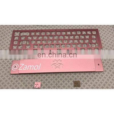 Cnc Machining Aluminum 60% Keyboard Frame Machining Cnc Aluminum Anodize 6061/ 6063 Brass Cnc Alloy Keyboard Housing Case photo-2