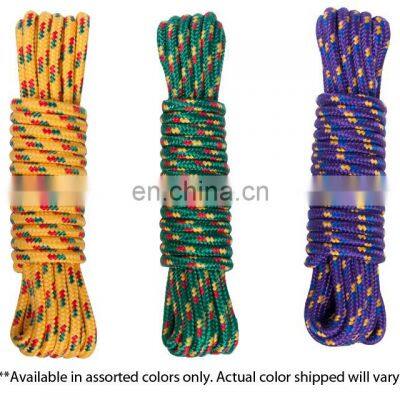 Thin braided polyester/PE rope