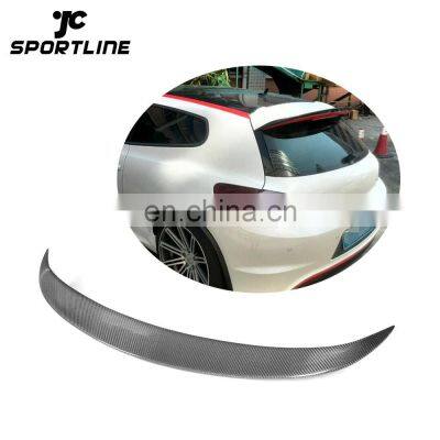 Real Carbon Fiber Rear Roof Trunk Spoiler for VW Scirocco R 2009-2014 13-14