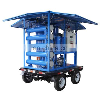 Series ZYD-M Trailer Type Oil Purifier Transformer Degasifier Transformer Filtration Machine