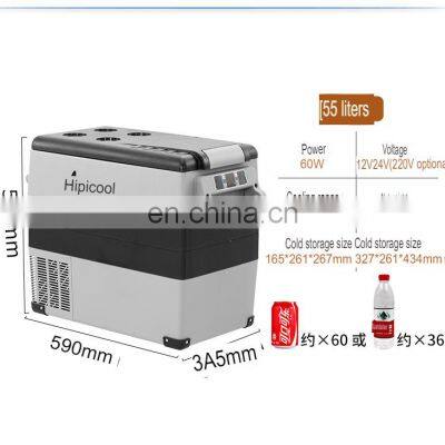 220V Compressor Camping Dual 24V Mini 12V Portable Refrigerator Car Fridge Freezer photo-5
