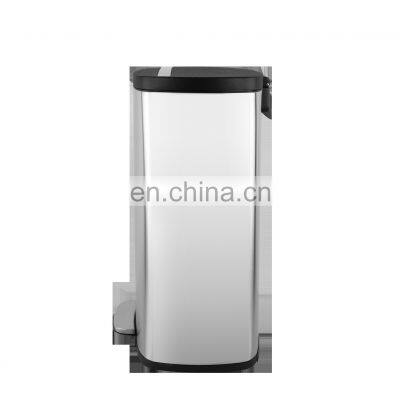 Новый дизайн, роскошная большая мусорка с мягким закрытием, 50-литровая мусорная корзина с педалью photo-4