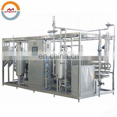 Automatic milk tubular pasteurizer commercial milk tube in tube uht flash pasteurization pasteurizing machine price for sale