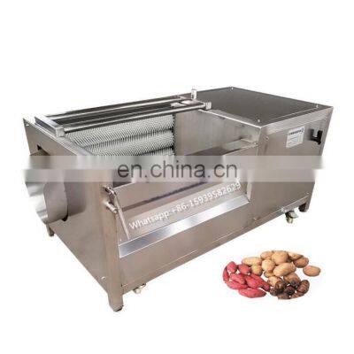 Root Vegetable Fruit Ginger Potato Roller Peeler Washing Peeling Cleaning Machine