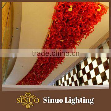 China wholesale custom hotel crystal stairs chandelier light