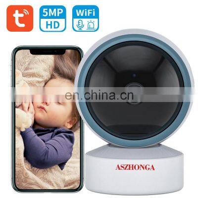 Smart Life 5MP Two Way Audio Camera Tuya App HD Smart Home 1080P PTZ Home 3MP Wireless CCTV Camera photo-2