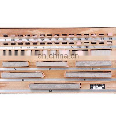 SHAHE Block Gauge 47Pcs/Set 1 grade 0 grade Caliper Block gauge Inspection Block Gauge