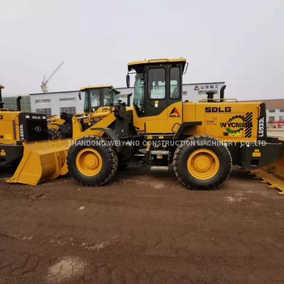 SDLG 3ton wheel loader LG933L pay loader with 1.8m3 bucket