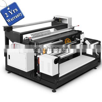 WDHC1600 Automatic Melt Blown Nonwoven Fabric dotted perforation cutting and rewinding machine