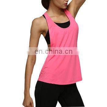 Wholesale Gym Wear Slim Loose Cropped Top Tank Tops Fitness Women