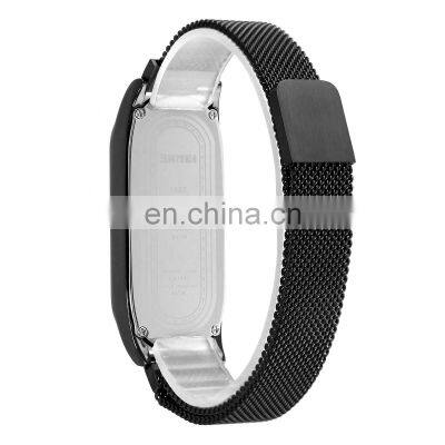 Guangzhou SKMEI New Arrival 1697 Touch Screen Stainless Steel Band LED Watch Movement Cheap Fashion Ladies Watch Women photo-5