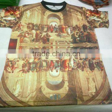 Wholesale Quality Custom All Over Digital Dye Sublimation T-shirt Printing photo-4