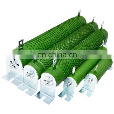 RG20 high power braking resistor green lacquer porcelain tube winding 50W-10KW resistance10-90R