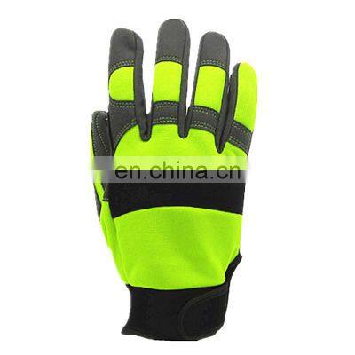 Top Quality Impact Oil and Gas Industries Synthetic Leather TPR Safety Mechanical Protection Gloves photo-3